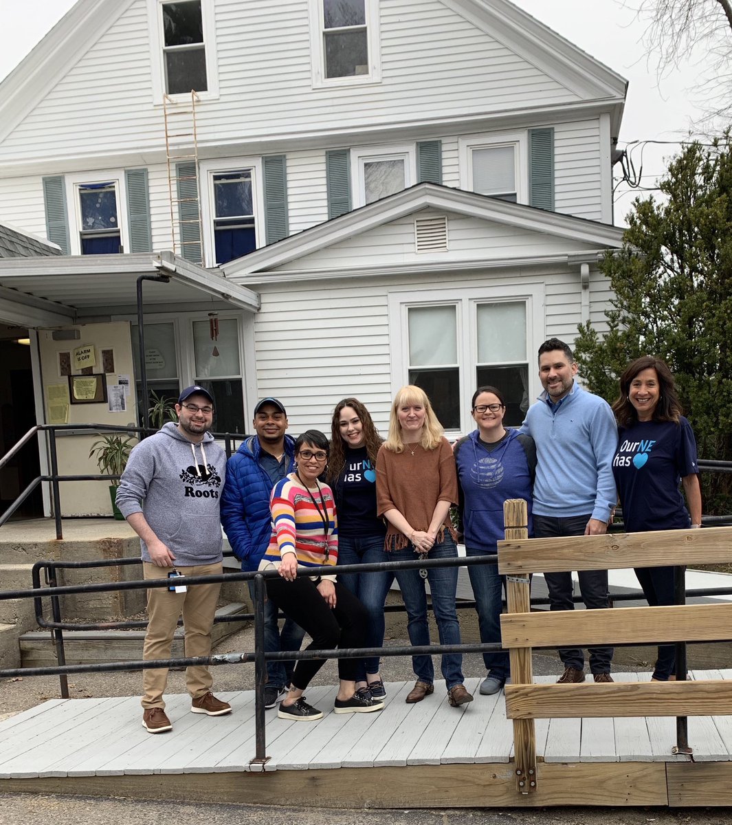 @ATTUrsulla <a href="/BlevinsMandi/">Mandi Blevins</a> <a href="/BaezYasmine/">Yasmine Baez</a> making the sock delivery this morning with New England VPGM <a href="/WilliamGStovall/">William Stovall</a> <a href="/Francis04983263/">Frankie Lugo</a> and @KatzOurNE_REx to the Pathways Shelter in Framingham.