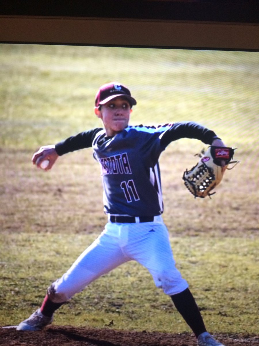 Cjvivacqua's tweet photo. 2 starts as a 7th grader on his JV squad. 8 innings pitched. 16 Ks and only 3 hits. Missing most of it this year. #coachskid #differentschools #ProudDad https://t.co/SgPKqsmcUO