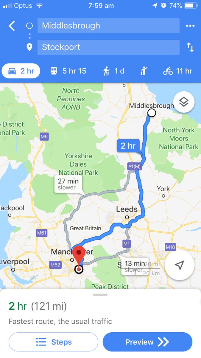 phillborn's tweet photo. @adamgknox Middlesbrough is East, Stockport is west. https://t.co/SvKIAwxg6W