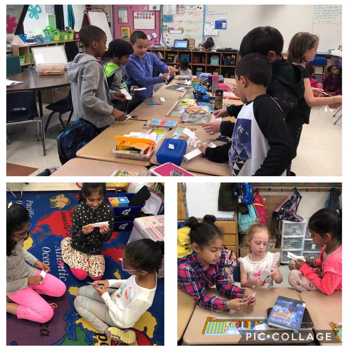 bf_mrsali's tweet photo. Thanks @mrs_sutton4 for having your friends show my class how to make a continuous circle using just an index card to fit around their bodies! #STEMChallenge
@bfes_ltps #BestYearEver https://t.co/NAGpZUhrO1