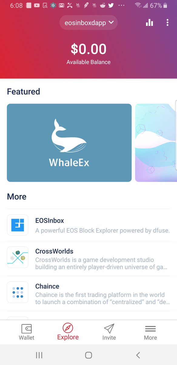 EOS Inbox is live on the EOS Lynx wallet @EOSLynx <a href="/eostransit/">Transit API</a> <a href="/dfuseio/">dfuse</a>