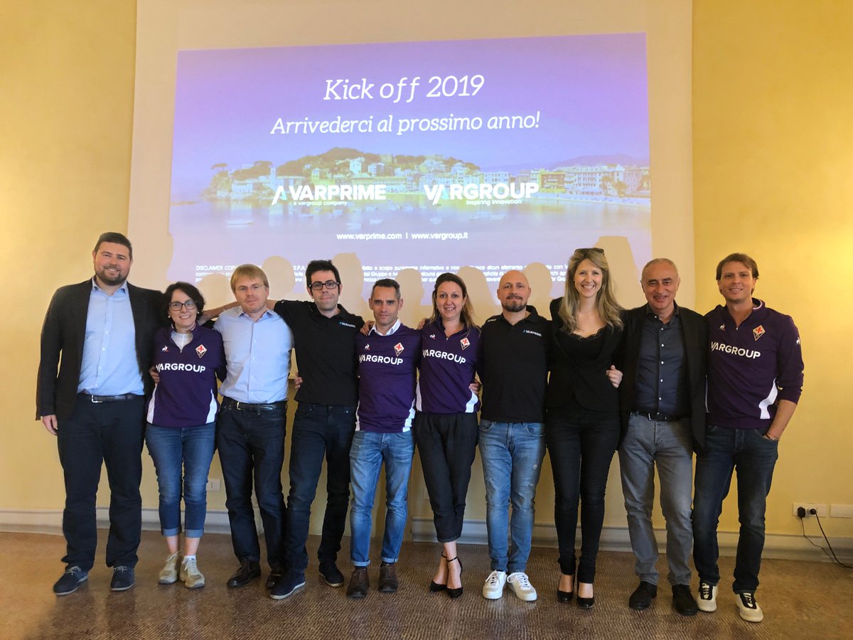 VarPrime's tweet photo. Var Prime Kick Off 2019: grazie per essere stati con noi!
#varprime #vargroup #varconnect #bts #nebula #yarix #kickoff #grazieatutti https://t.co/0TcisFle6C