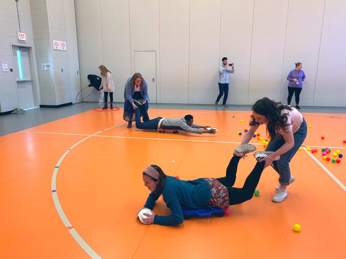 AskAndreaHite's tweet image. We had a GREAT professional development day with our #TeachingFellows! Hard work &amp;amp; hard play! #LabExtendedDay #hungryhungryhippos #teambonding