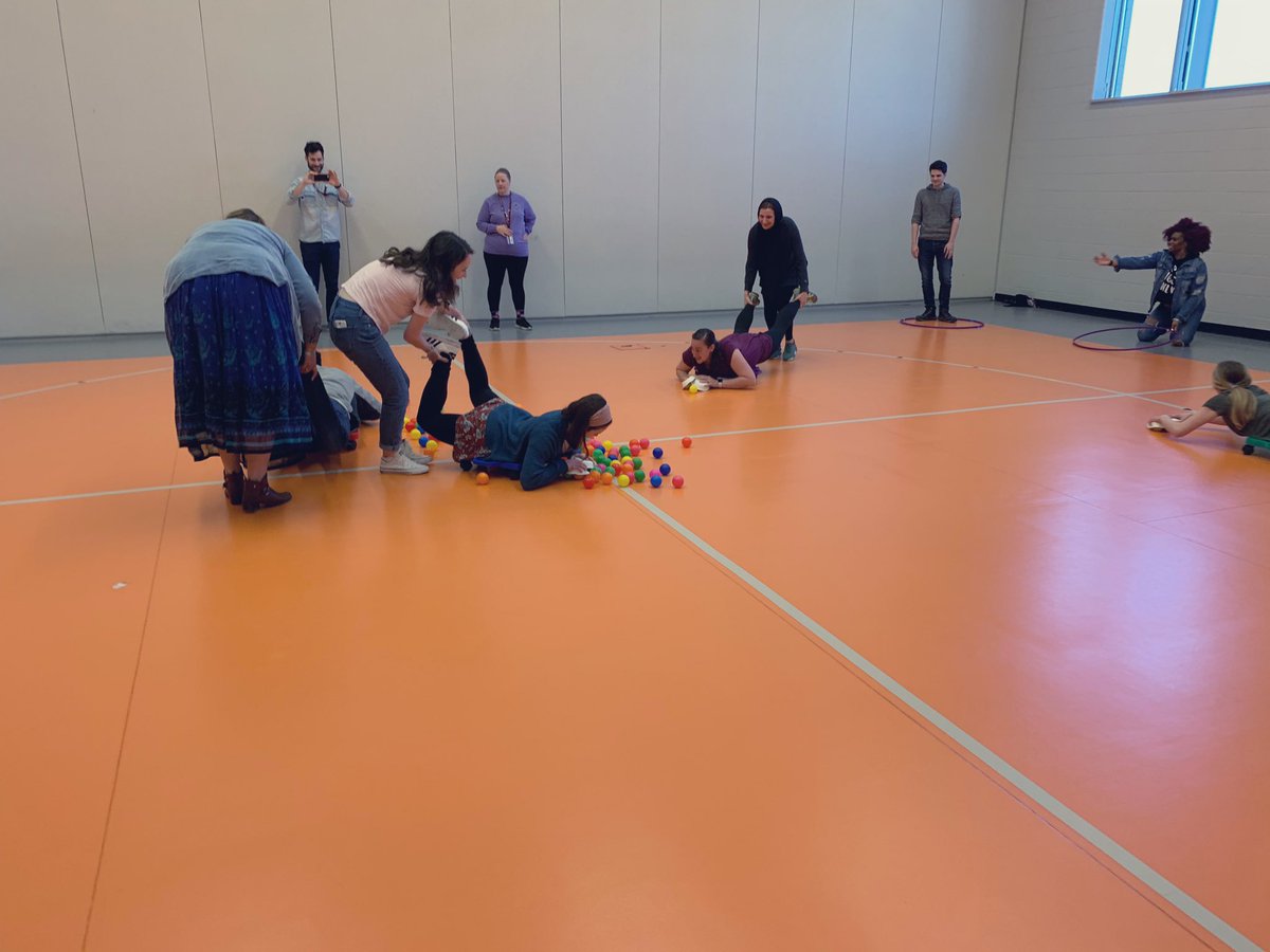 AskAndreaHite's tweet image. We had a GREAT professional development day with our #TeachingFellows! Hard work &amp;amp; hard play! #LabExtendedDay #hungryhungryhippos #teambonding