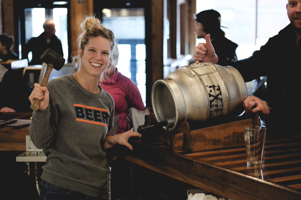 We just tapped <a href="/ExileBrewingCo/">Exile Brewing Co.</a> Lemon Trail w/Raspberries. This will only be available tonight so get on down here 🍻