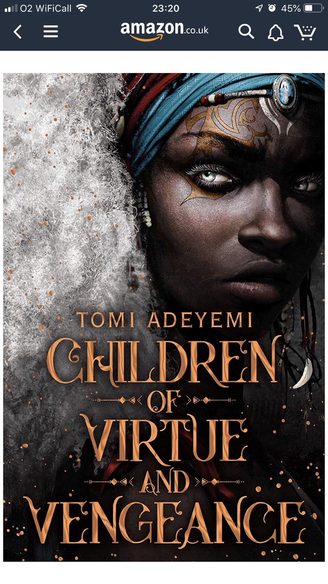 empireofbooks's tweet image. The UK cover for @tomi_adeyemi’s Children of Virtue and Vengeance is just as stunning as the US. Loving the gold writing and you know the flecks in Zèlie’s hair are going to be foil and shiny 😍
