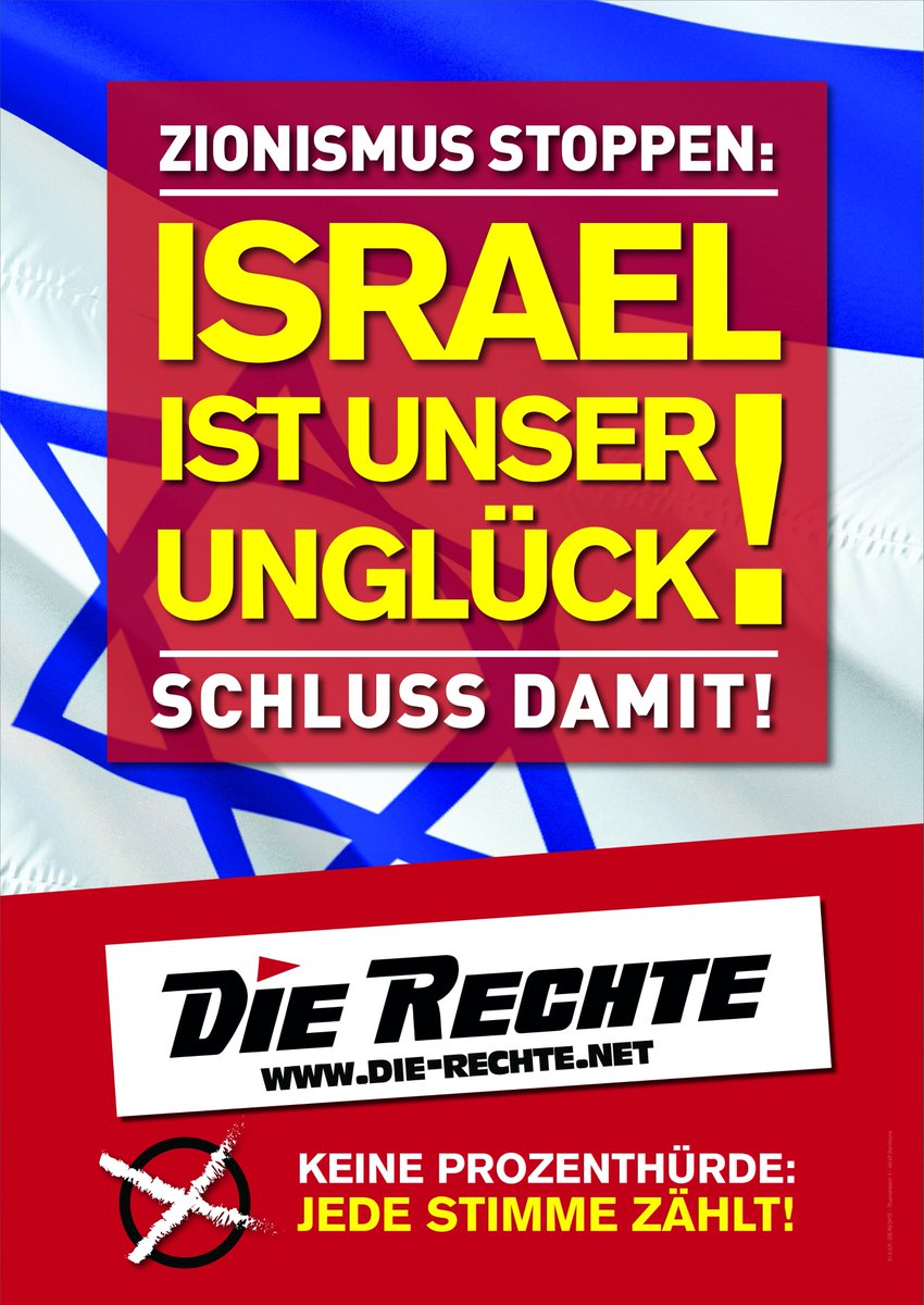 dierechtebund's tweet photo. #IsraelToTheMoon: Ein Hashtag, wie geschaffen für den Wahlkampf der Partei #DieRechte! Danke für die Inspiration, @SawsanChebli!
#Europawahl #Europawahl2019 #EP2019 https://t.co/dBiSEvxXEs
