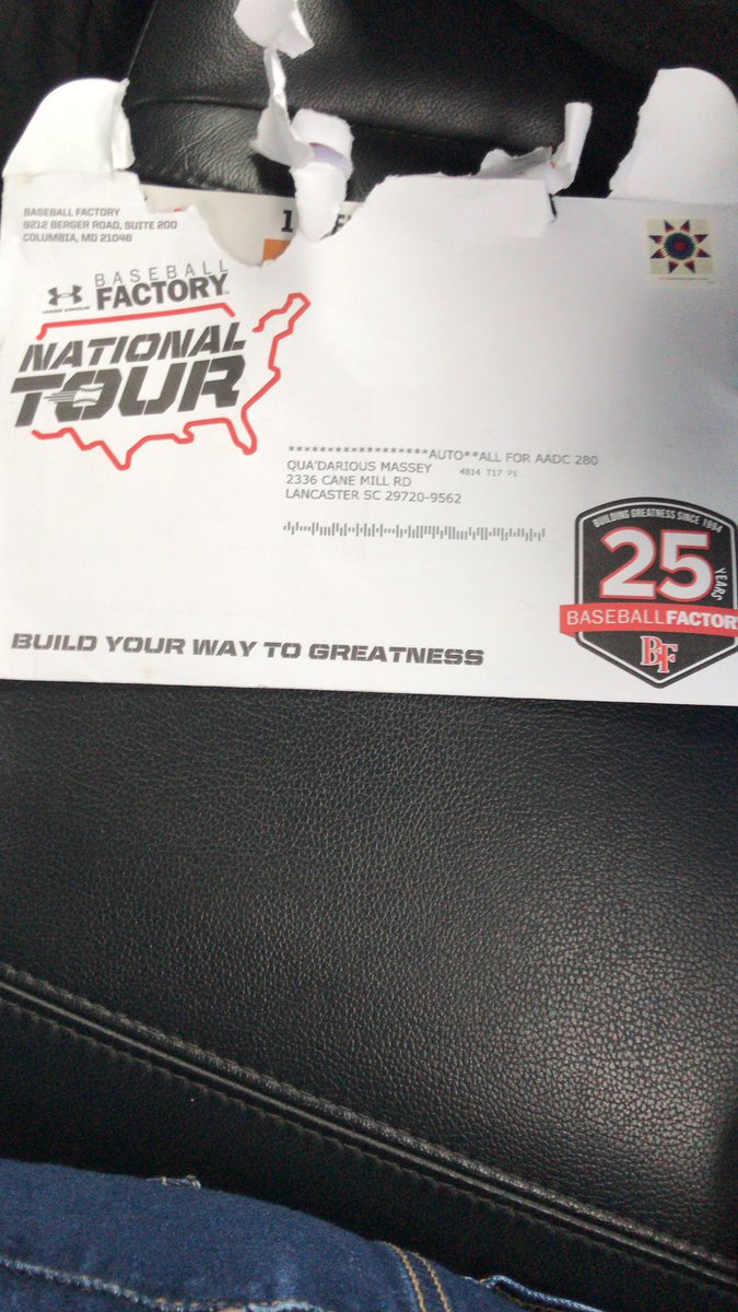 Thank u at baseball factory for the try outs I’m be there❤️⚾️