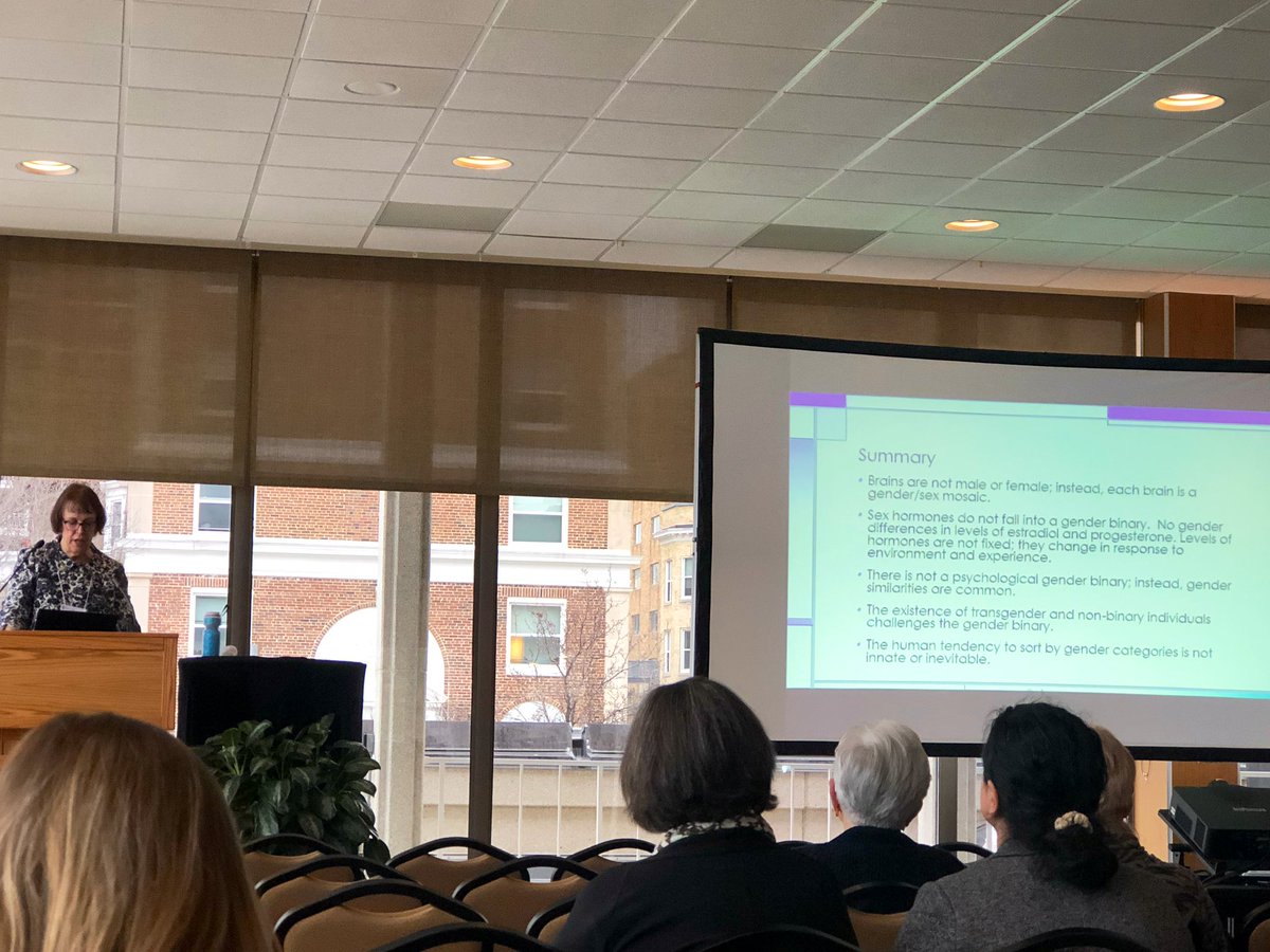 kaylamgross's tweet image. “I don’t fight with my fists, I fight with data” ✊🏻

How about THAT data on the #genderbinary?! 

Amazing presentation from Dr. Janet Hyde at @4WMadison Conference.