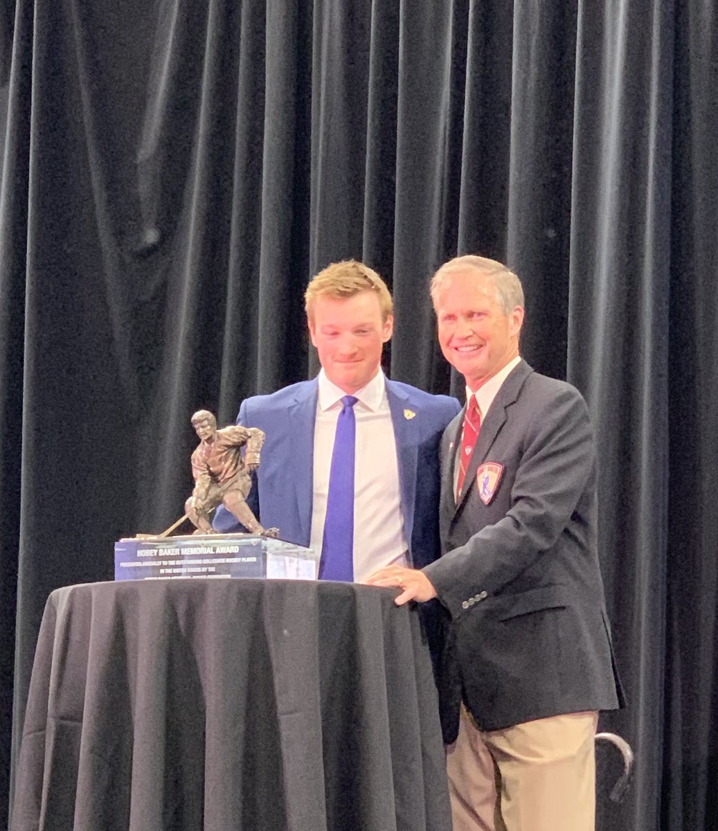 The Hobey Baker Memorial Award Committee announced today the 2019 recipient of college hockey’s top individual prize is Cale Makar of <a href="/UMassHockey/">UMass Hockey</a> #Hobeybaker #NCAAHockey
