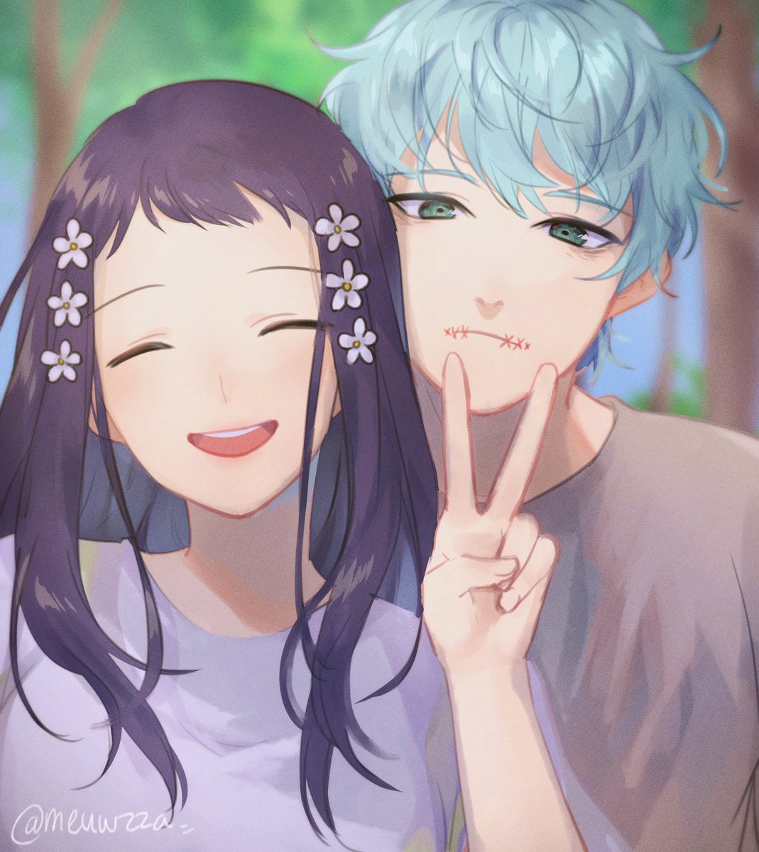 Cheese!✨✨
It's been a while i don't draw my kids, especially this couple, Lias and Aria. This one is my fave because they have same personality like LWJ and WWX www
#meuwzza_oc