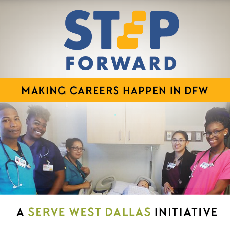 ServeWestDallas's tweet photo. Please share. We need your help to grow our social presence. Make careers, NOT jobs! #ServeWestDallas groundbreaking initiative, STEP Forward helps Dallas youth establish healthcare careers. Learn more: https://t.co/z8tWCIM4E7 SUPPORT US: https://t.co/BdgSU1SwgI #healthcareers https://t.co/TT3UXllGiL