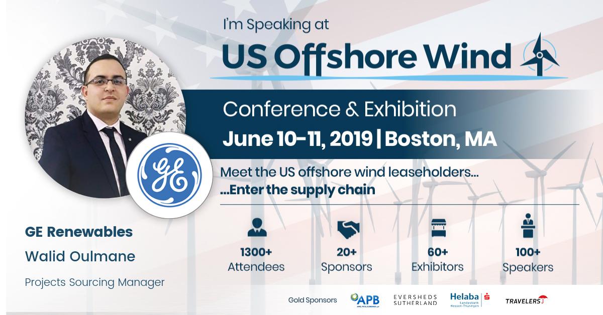 RE_Windpower's tweet photo. Join Walid Oulmane - @GErenewables at #USOW19. You will meet 1300+ attendees, 100+ speakers, 60 exhibitors and hear focused learning, strategic insight and business development opportunities. Read more here >> https://t.co/2vEHVgRg4I
#WindPower #OffshoreWind #FloatingWindFarms https://t.co/UupXDqHMSX