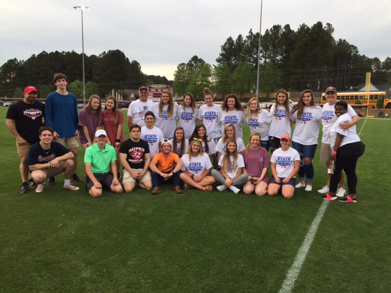 Thanks to the baseball team for recognizing your Lady Redskins softball team and Redskins wrestlers tonight on their accomplishments!!