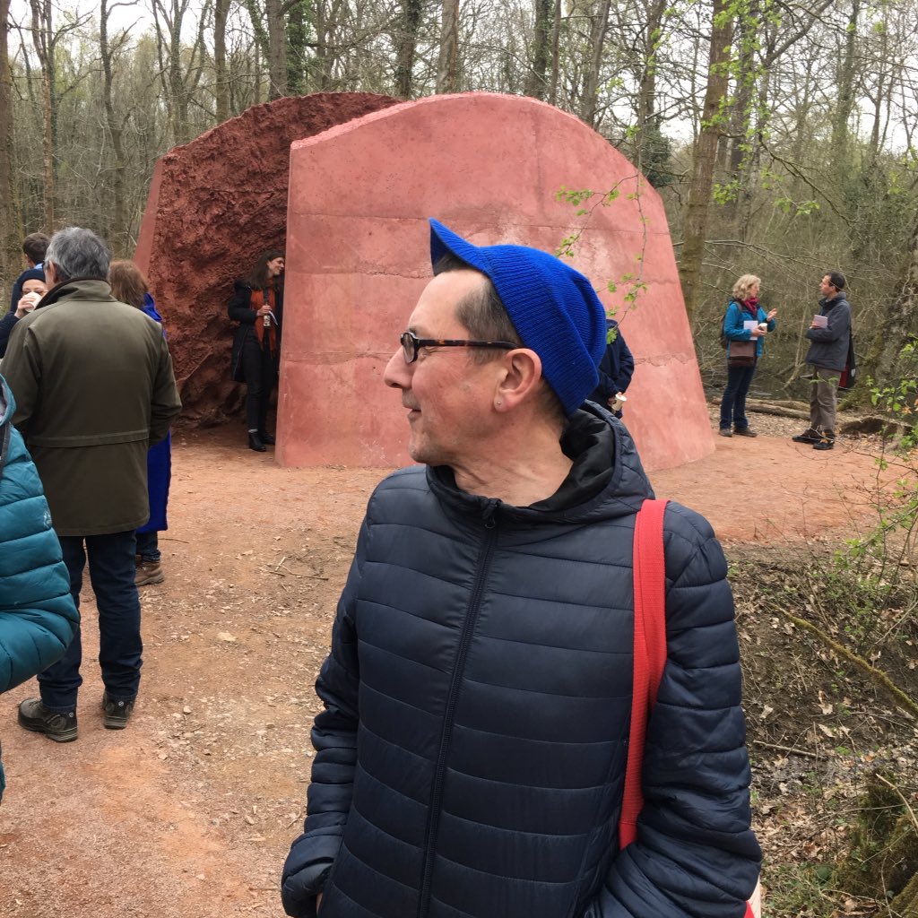 TestSpaceSpike's tweet photo. Into the #forest for the launch of Natasha Rosling’s ‘Threshold’. #forestofdean #sculpturepark #gloucestershire #threshold #contemporaryart https://t.co/o0KYBzqzy2