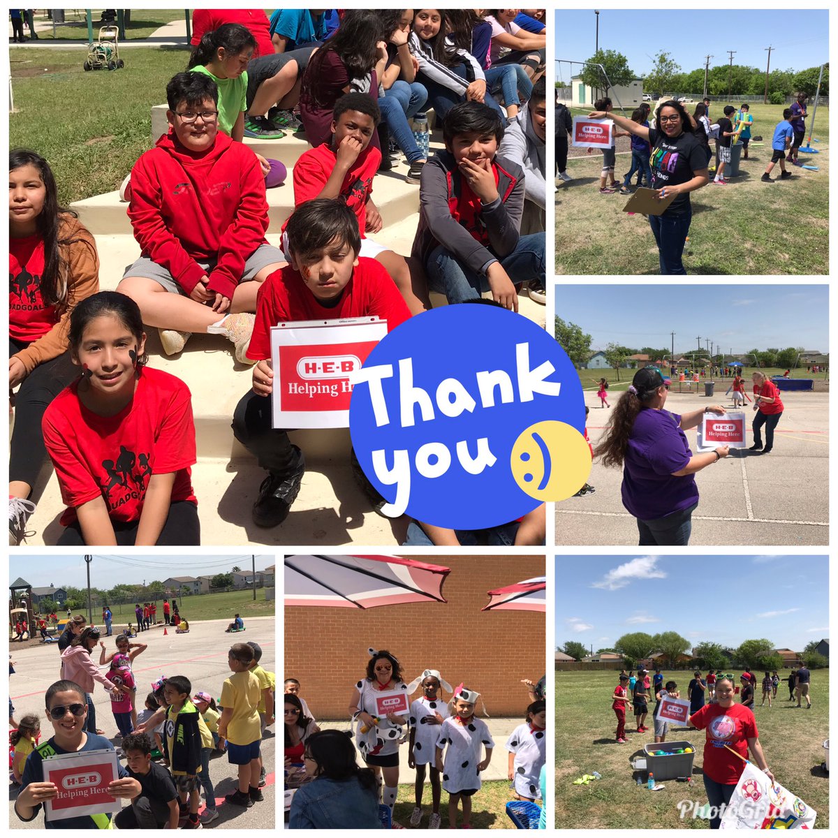 Field Day 2019 was awesome! Thanks @HEB for supporting our day! The students had so much fun and were able to stay hydrated! #HEBHelpingHere  @NISDmartin