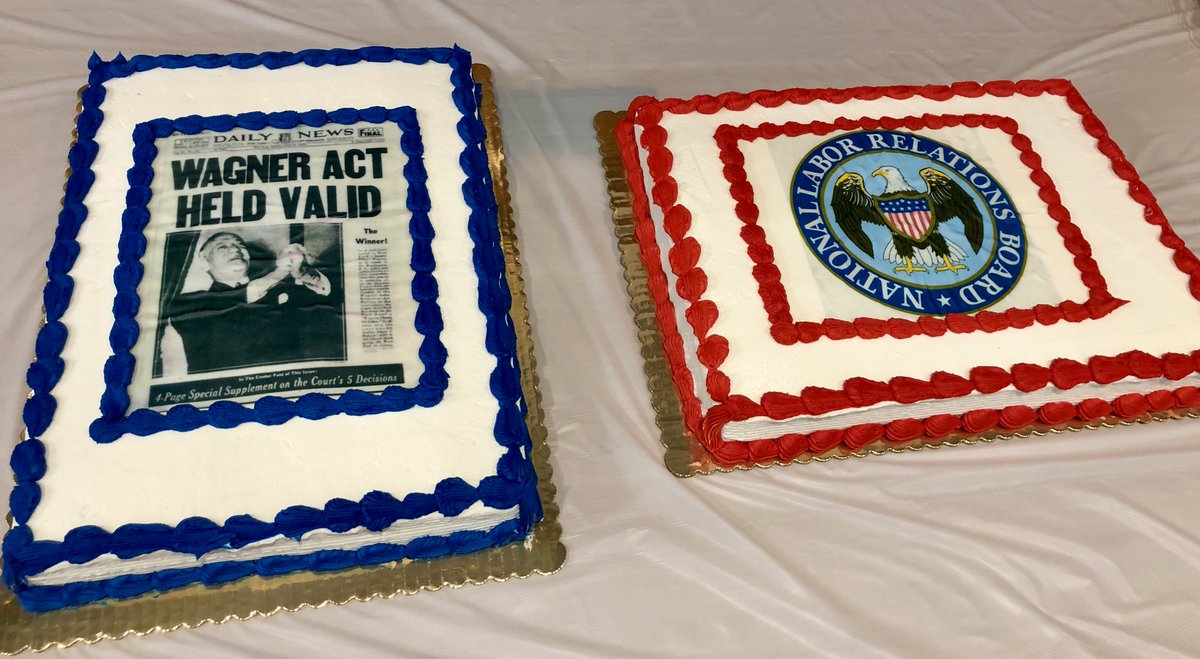 Today, the NLRB celebrated the 82nd anniversary of the Supreme Court’s landmark decision confirming the Wagner Act’s constitutionality.  Happy Constitutionality Day!