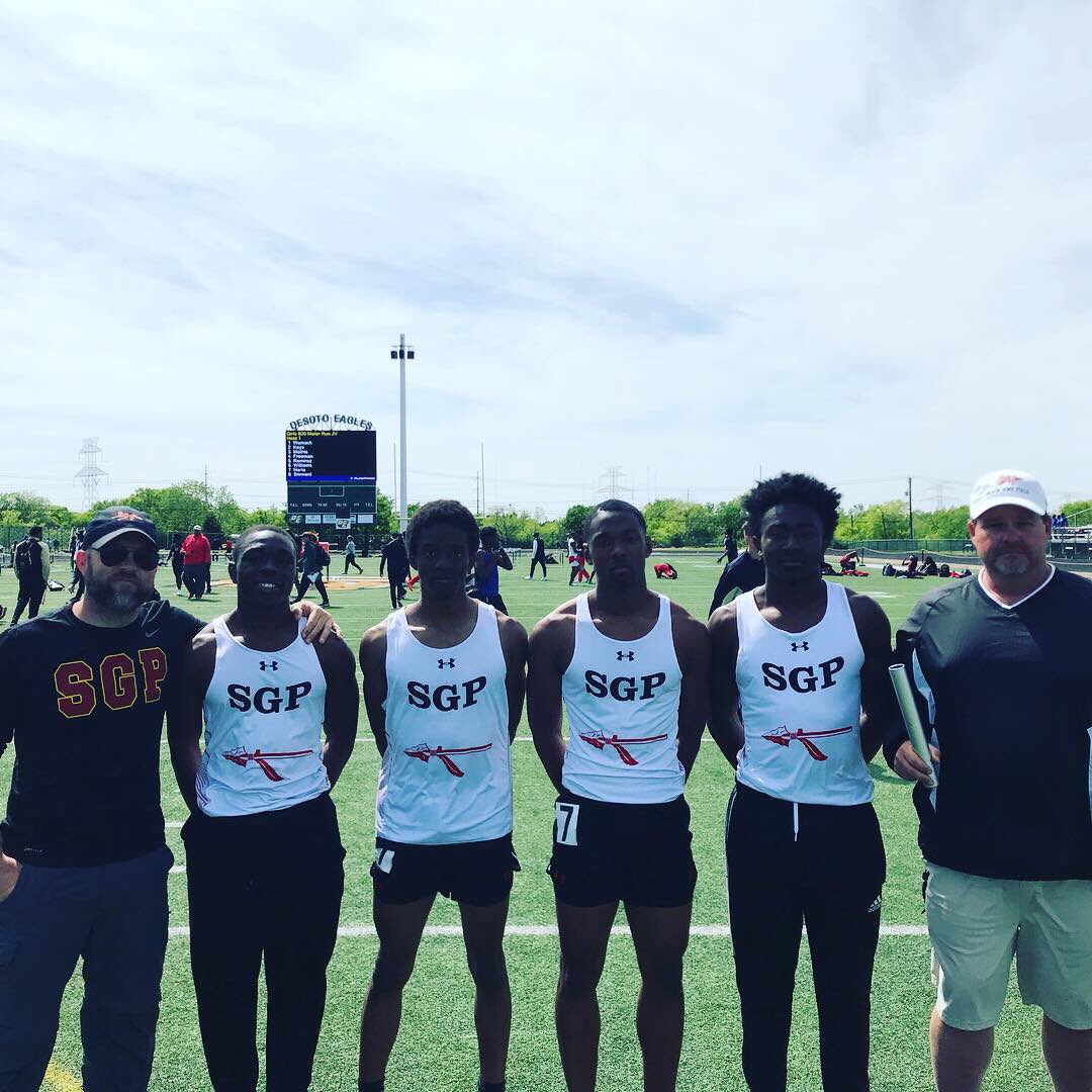 New school record of 40.98 for the 4x100 at the district 7 6A meet today! Would win most districts, good enough for third and a spot in Area along the I20 corridor. More work to do this week.