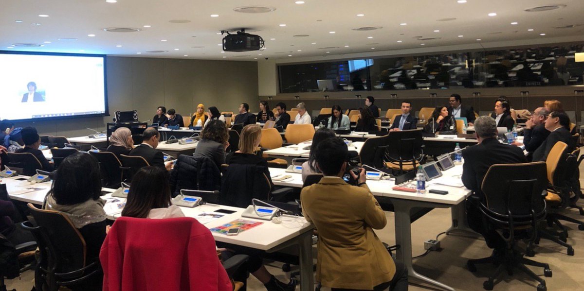 Our Co-CEO of <a href="/Soramitsu_co/">Soramitsu | 2016-2026</a>,  <a href="/RyuOkada88/">Ryu Okada</a>, presented at the United Nations Headquarters on Soramitsu and #Entrepreneurship.  Pictured here with UN ambassador to Japan and UN ambassador to Jordan.  Thank You UNDP! #UnitedNations #SORA #blockchain