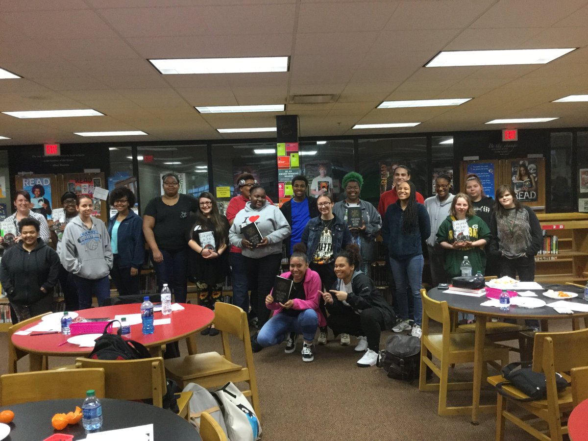 McKMediaCenter's tweet photo. Had a great @ProjectLITComm discussion this week with Children of Blood and Bone!  @tomi_adeyemi https://t.co/60rZU5HyDK