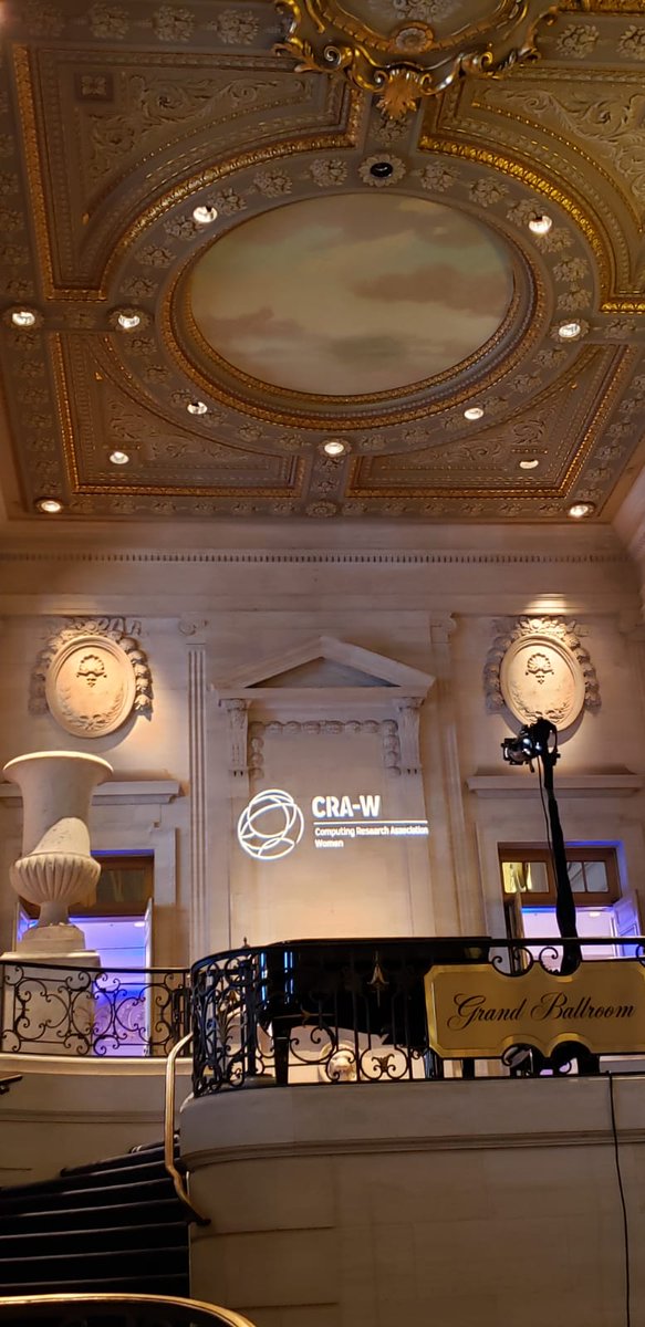 SusanZ007's tweet photo. Can't wait for the awesome reception hosted by @Microsoft Research at the Grand Ballroom - Hilton Chicago - #CRAWomen #GradCohort2019. https://t.co/Q0ZzaDx85P