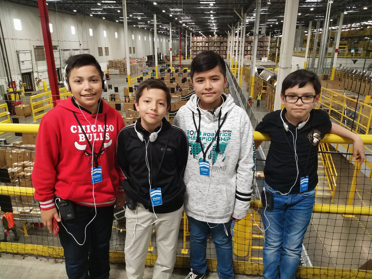 CVEagles5's tweet image. What a day for these kiddos! @AmazonRobotics outdid themselves! We were very impressed. Thank you for your support towards STEM education!
@EagleBots125 @CasaViewES @DanforDISD
@DallasisdSTEM
@REC_Foundation
@dallasschools
#NationalRoboticsWeek 
#appliedrobotics
#amazonfctours