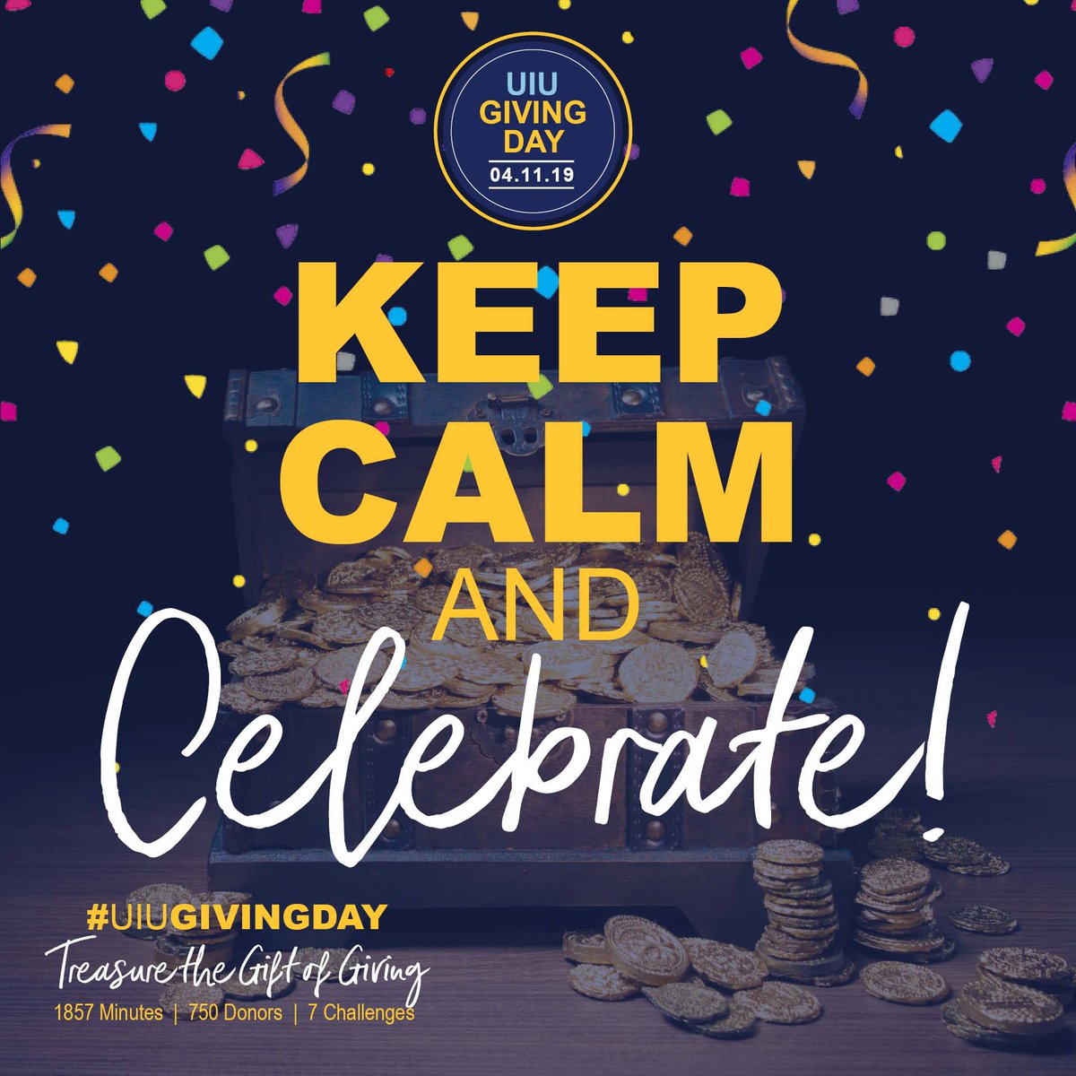UpperIowa's tweet photo. We did it!
With contributions from 780 donors, an incredible $156,423 was raised to go towards scholarships, annual fund, technology, facilities, the athletics refueling station, class gift endowment fund, and other campus initiatives. #UIUGivingDay #ThankYOU https://t.co/VExSH5S8Hx