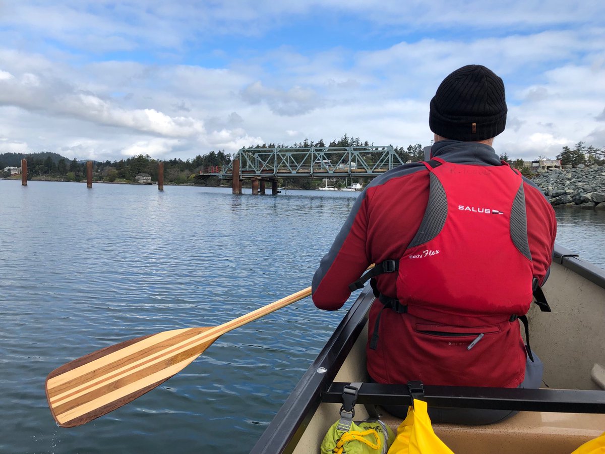 ⁦<a href="/sd61schools/">Greater Victoria School District</a>⁩ Shoreline PULL CLUB paddled from Shoreline to Fort Rodd Hill.  After learning and food for staff and students our new ANED principal took one for team as she went waist deep to straighten the canoe.