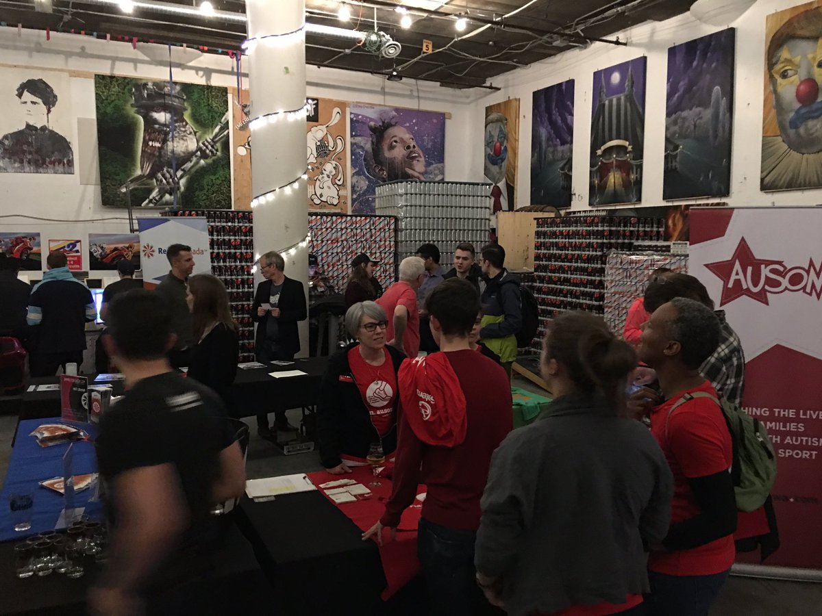 ASCWalkOttawa's tweet photo. Malts for Miles @BTPBrewing in support of 4 Ottawa charities. @autismspeaksCAN https://t.co/oGiW5By8QK