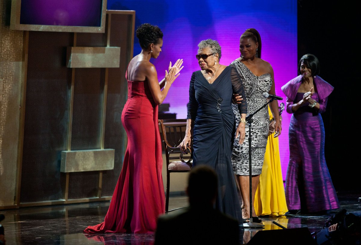 MissouriState's tweet photo. Receiving the Missouri Public Affairs Hall of Fame Legacy award is the legendary Maya Angelou. She was accomplished in many ways, most notably as a writer and civil rights activist.
#ShowMeCitizens

Photos used with permission of Caged Bird Legacy, LLC. https://t.co/p6fqwudTU3