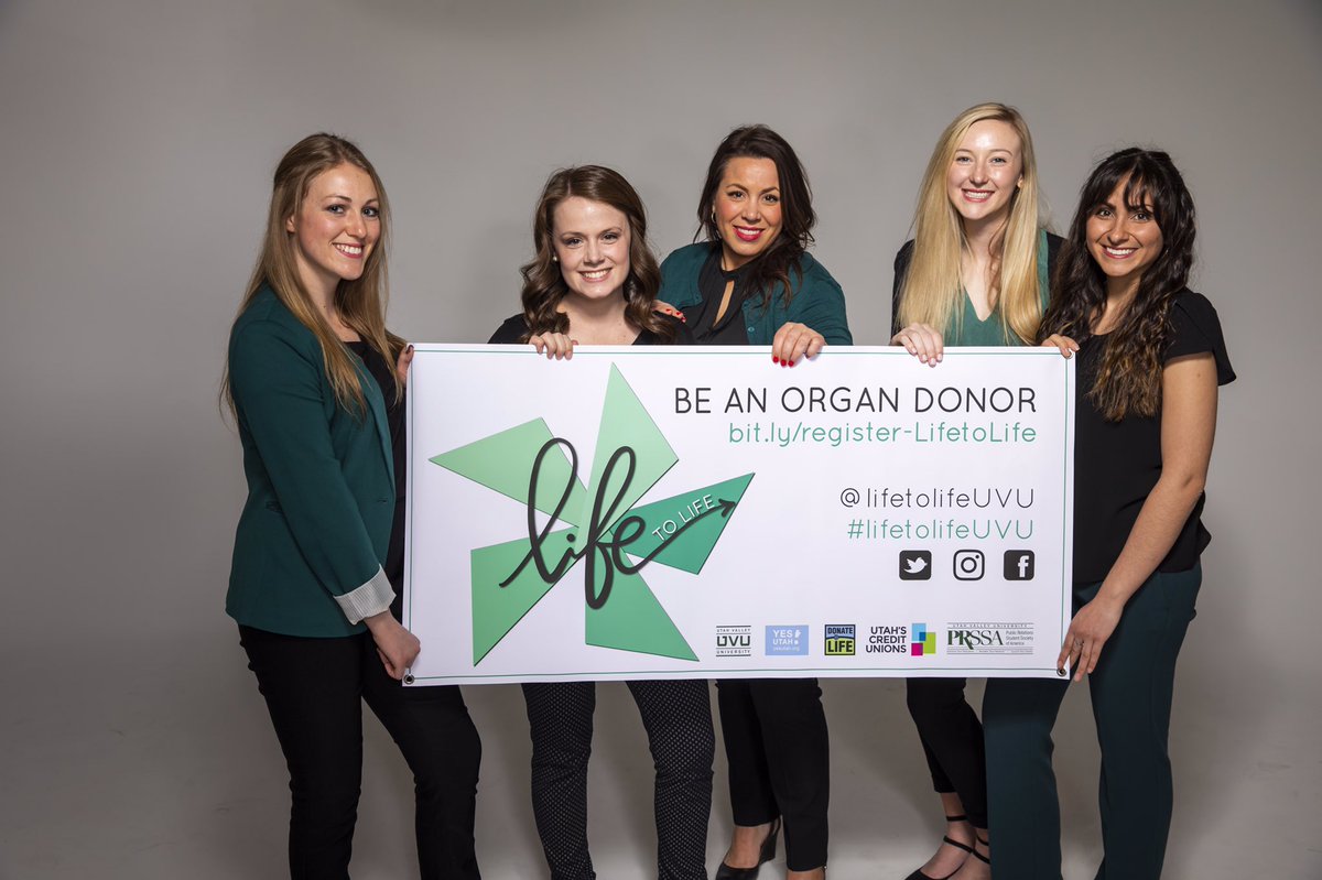 MobileProfessor's tweet image. A year ago @UVUComm students executed our #CheckYes and #LifetoLife campaigns. Partnering with @YesUtah helping add over 175 names on the registry.  Campaigns were recognized by @CurtisUT, winning both state and national awards for their work. #UVU yesutah.org