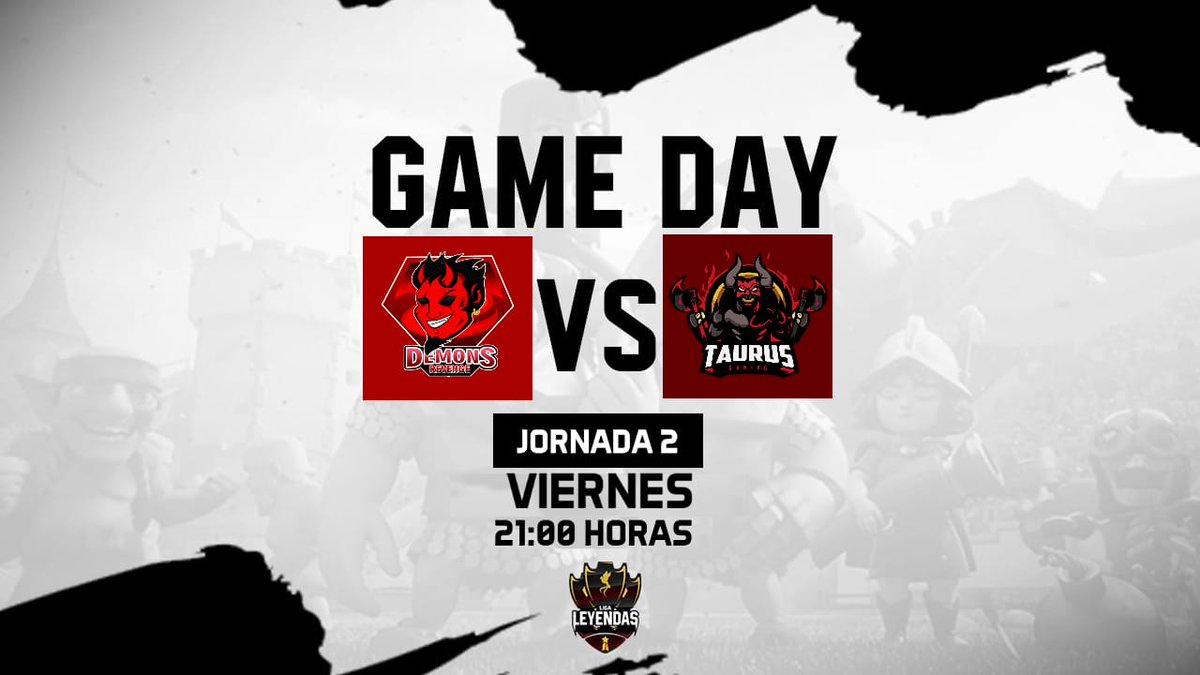 ¡Continuamos con la Jornada #2!

Grupo  G

Demons Revenge Vs Taurus Gaming 

Hora: 22:00 🇲🇽

📺
Caster: JekiPlay
youtube.com/channel/UC_b6w…
Se les encarga a ambos equipos el apoyo durante la transmisión apoyando al caster asignado.

#GoLegends

<a href="/TaurusGamingGG/">Taurus Gaming™</a>