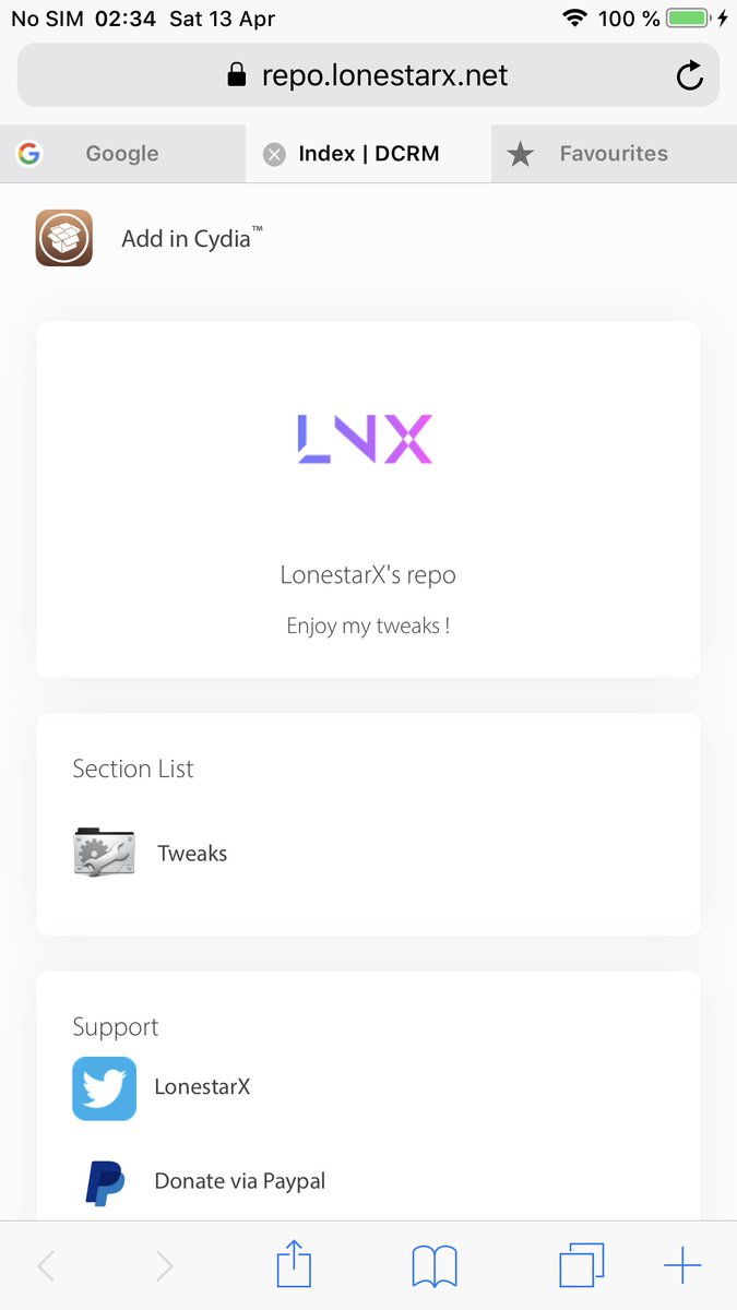 LonestarX's tweet photo. so uhhh I hope this is it. FullSafari for iOS12 v1.3.1 on https://t.co/RqaeMsCbu2 https://t.co/q5m82HqMMY