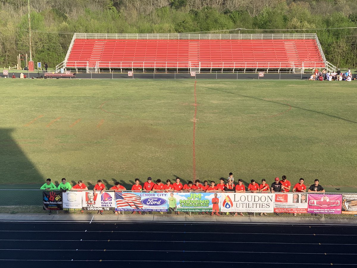 feezellm's tweet photo. Only the penalty kick separate the Skins from the Bears, 1-0 Sevier.  It’s a dogfight on day 1473 at #DukesFortress !! #VamosIndios 

Thank you, sponsors!! @RedskinRadio @RedskinsLhs https://t.co/OIFAFZhhnp