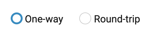 LienChung's tweet photo. @SFBART please change your radio button design on your fare calculator page!! Putting a blue outline around the button doesn't look to me like One Way is selected. https://t.co/zx0WAGPzXA