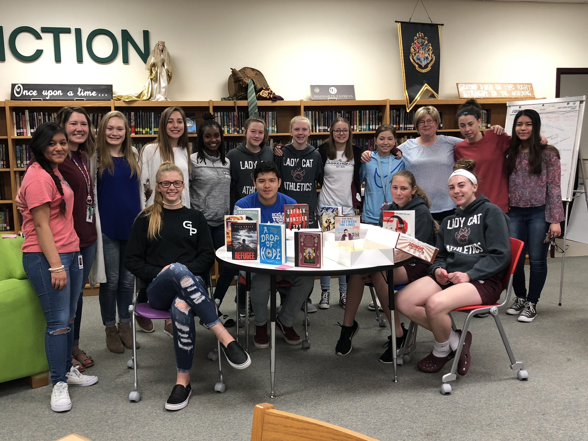 Piner Middle School on Twitter "FOR Club celebrated our Librarian, Ms