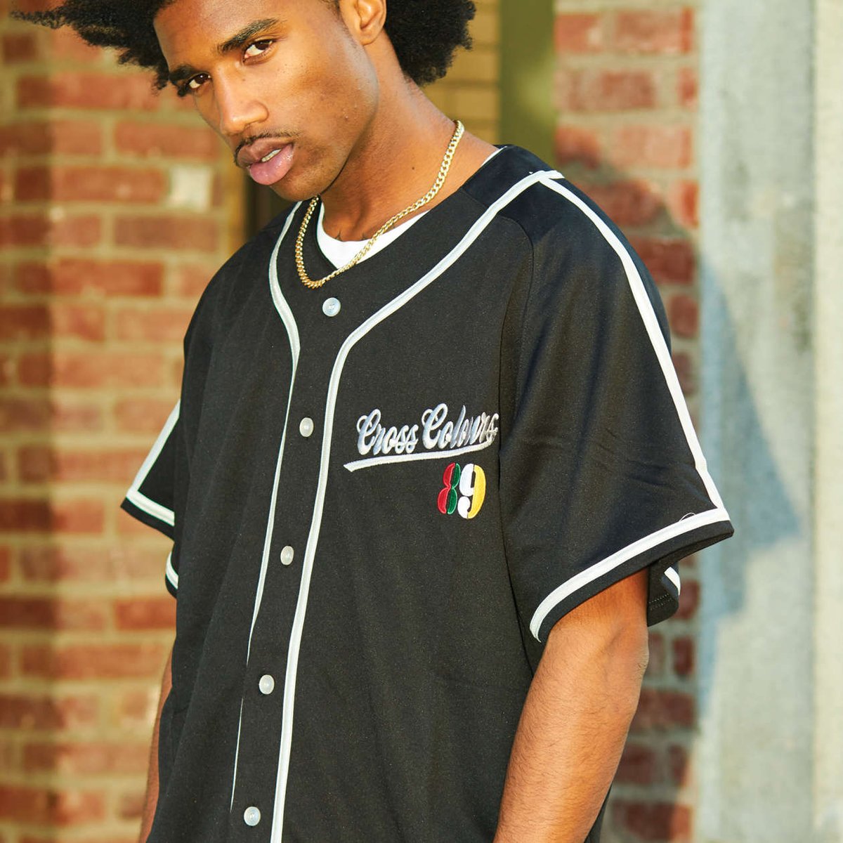 cross colours baseball jersey