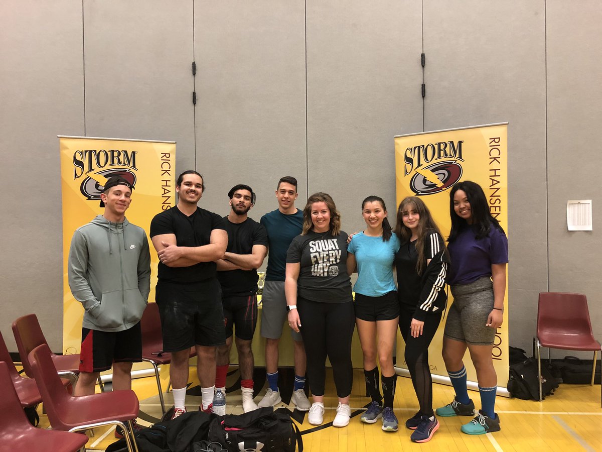 MegDonaldson3's tweet photo. Fell behind in posting but I am so so so proud of our powerlifters today! Lots of new things learned and some nice PR’s. Team pic minus Abdullah who was warming up or making friends. #strongmatters #slsslifters @SLSSATHLETICS https://t.co/I6xYp8xvlj