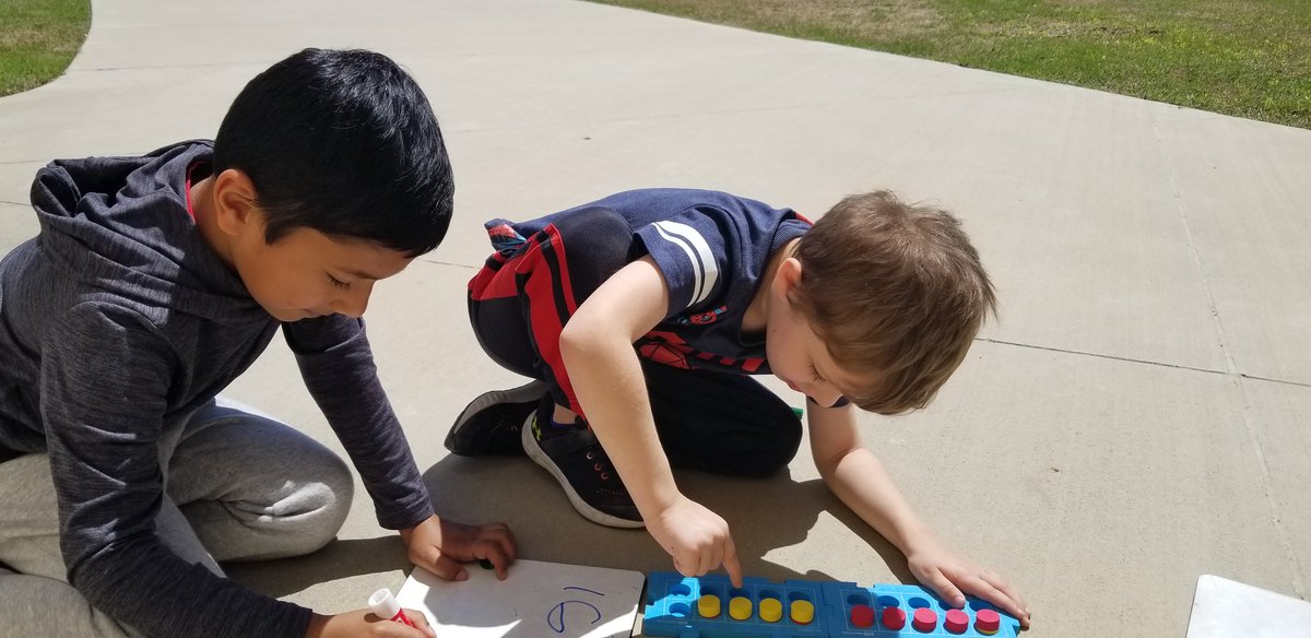 MissSTribe's tweet photo. Summarizing and retelling our book in 1st grade and addition with ten frames and the counting on strategy in Kinder! Students worked very hard @VaughnElemFISD today! #FridayLearningFun #UsingOurStrategies #ProudTeacher https://t.co/v5ZWSMhmgS