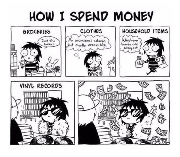 Today was payday but like...let's be real that ish is gone tomorrow <a href="/recordstoreday/">Record Store Day</a>