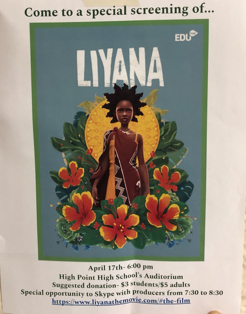 hprhs_mgomez (@hprhs_mgomez) on Twitter photo Come to HP’s screening of award winning film “Liyana”‼️ info posted below⬇️⬇️⬇️ #schoolspirit #WildcatPride <a href="/HPRwildcats/">High Point Regional High School</a> @MrsFenlonHPMC <a href="/HPRHSAyers/">Serena Ayers</a> Come to HP’s screening of award winning film “Liyana”‼️ info posted below⬇️⬇️⬇️ #schoolspirit #WildcatPride <a href="/HPRwildcats/">High Point Regional High School</a> @MrsFenlonHPMC <a href="/HPRHSAyers/">Serena Ayers</a>