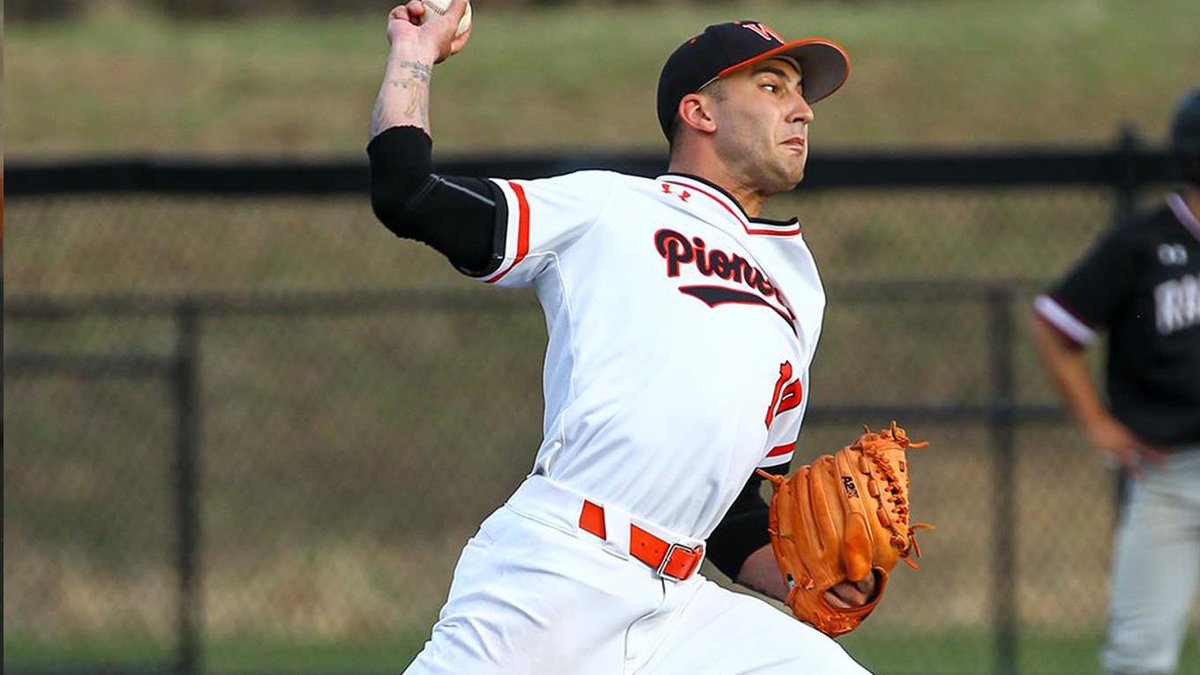 WPUPioneers's tweet photo. Seniors Eric Rosenberg and Corey Martinez combined for 17 strikeouts as #WPUBASE prevailed in 14 innings against New Jersey City, 3-2 #wpunj #d3b 

🗞️: https://t.co/q9LdTEWsd3 https://t.co/DbkmzMjBrq