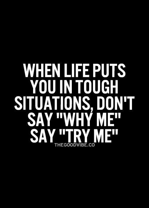 When the going gets Tough, the tough get Going. ....We Should not Give up and we should not allow the problem to Defeat us....!!! 
#YouAreStrong #NeverGiveUp 
#FaceTheChallenges #BeASolution 
#SuccessTRAIN @gary_hensel