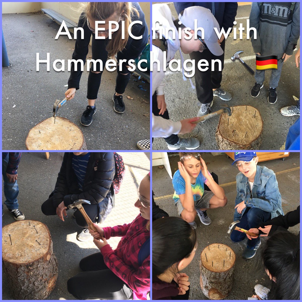 Making🔨🧰. Collaboration. Problem Solving. AND A LOT of sanding & hammering🔨🐦🏠w/ @MsHornDiv10 @crescentpark36 Loads of fun too! Kindness Project Part 2 ✔️ 50+ birdhouses @ScottSmithSD36 #sd36learn #sd36adst thx 2 all our parent helpers ☕️🤗