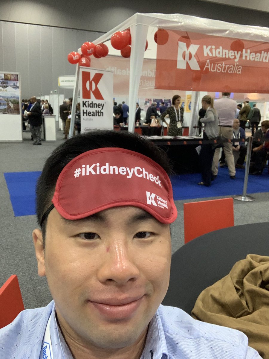 DrRickyLau's tweet photo. Guess who’s going to have a good night sleep tonight after a long day of networking and a presentation!? Please look after your kidney health as symptoms only appear before it’s late. Similar to brushing your teeth, you don’t have to be a nephrologist to know this #IkidneyCheck https://t.co/GXNMYkexcT
