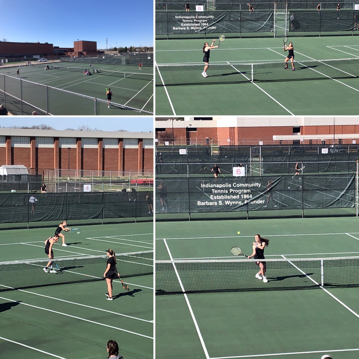 GuerinTennis's tweet photo. A lot of good tennis today but @GCHS_Athletics tennis lost a close one to @panthersnc 2-3 was the final from North Central. #keepdiggingdeep🎾 https://t.co/fmn8aHGTVV