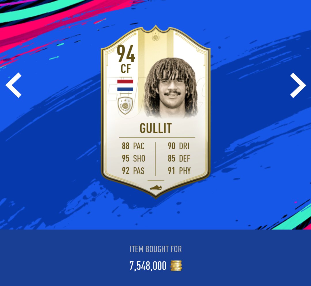 drcharlesbrown's tweet photo. One positive from the downfall of FUT in the last few hours... Biggest profit on a single card I've ever had. #FUT19 #RIPFUT https://t.co/wtUu86M68G