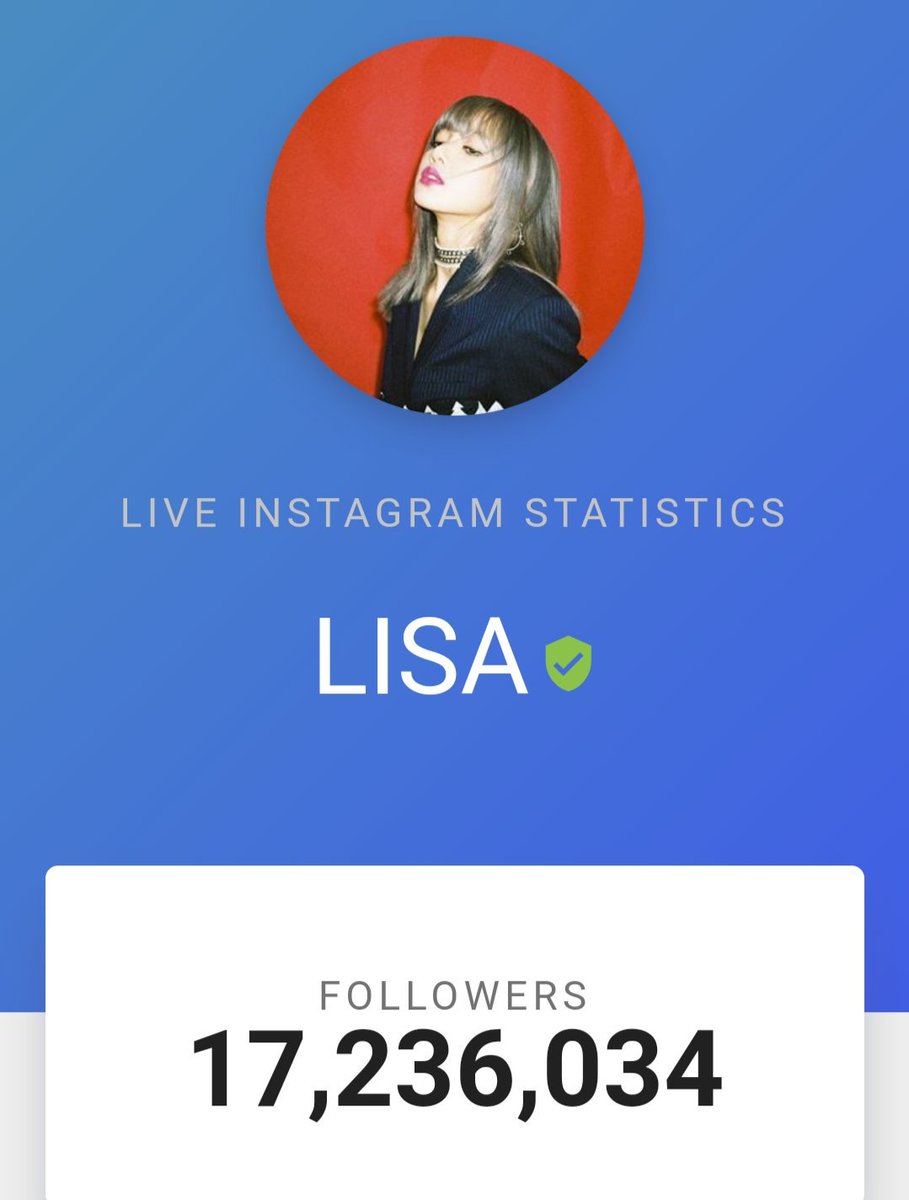 LALISAOKK's tweet photo. [UPDATED] Lisa's instagram followers #lisa #blackpink #lalisa #리사 #LalisaManoban #LisaBLACKPINK #queenlisa #AISXLISA #KILLTHISLOVE #KILLTHISLOVEwithBLACKPINK #Lisa17MPARTY https://t.co/iS30DrRD6d