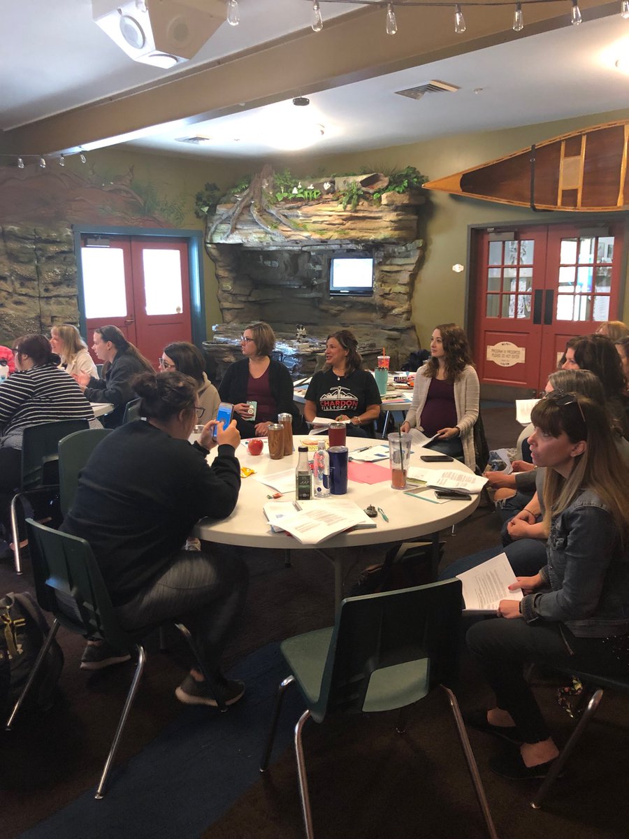 Chardon Preschool Staff playing Step Up To Quality at the Region 4 Spring Region <a href="/chardonschools/">Chardon Schools</a> #tinytoppers #wearechardon