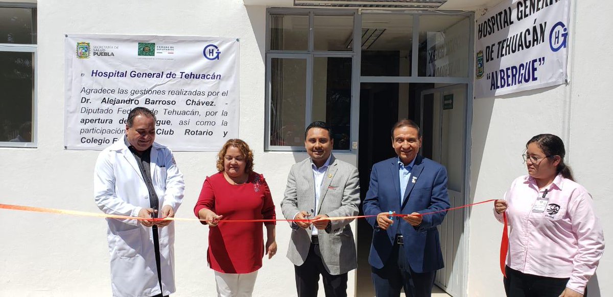 Con mucho gusto les comparto que el día de hoy logramos abrir el albergue del Hospital General de #Tehuacán; dicha gestión ayudará a miles de ciudadanos de escasos recursos de la region que tienen a sus familiares internados en este hospital